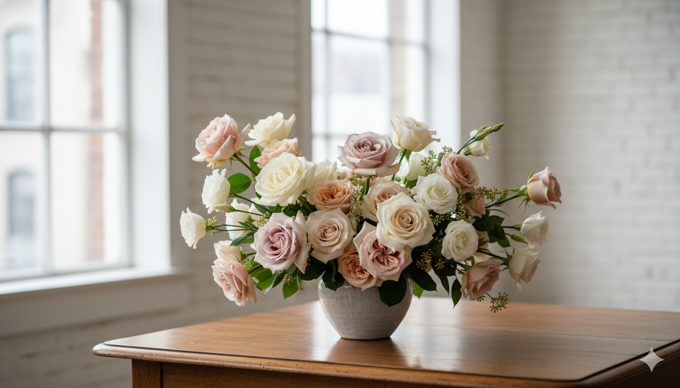 Elegant rose bouquet arrangement